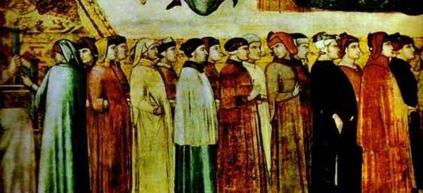 Ambrogio Lorenzetti. Allegory of Good Government. Detail.