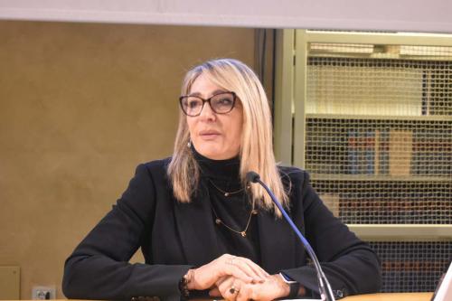 Cristina Grieco coordinatrice della terza sessione